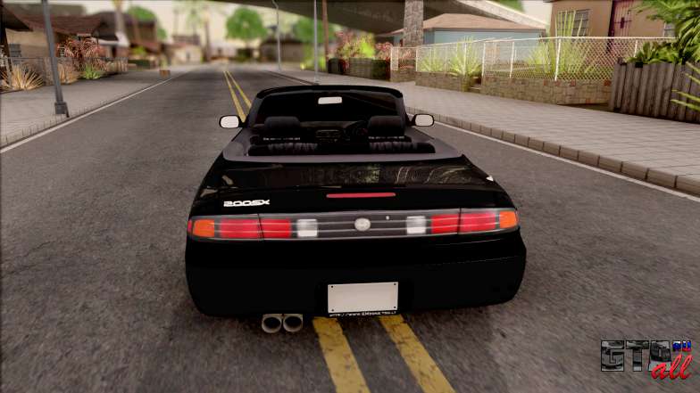 Nissan 200SX Cabrio для GTA San Andreas - вид сзади