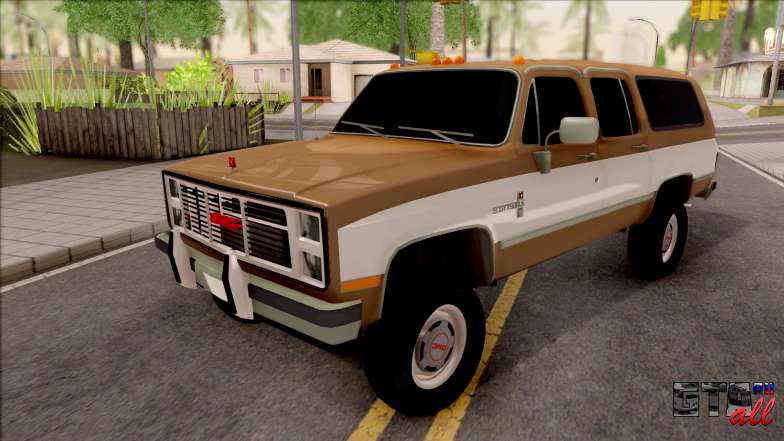 GMC Suburban 2500 1986 для GTA San Andreas - вид спереди