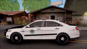 Ford Taurus 2011 Des Moines PD для GTA San Andreas - вид сбоку