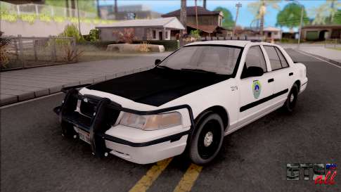 Ford Crown Victoria 2009 Des Moines PD для GTA San Andreas - вид спереди