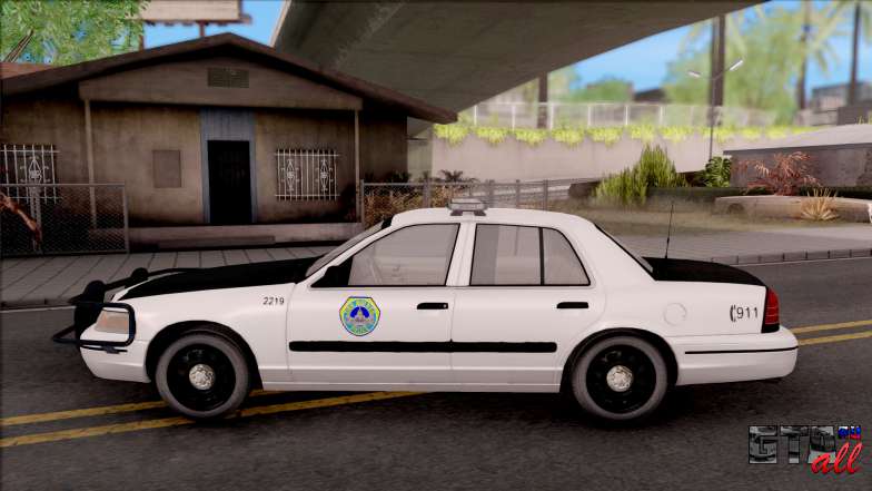 Ford Crown Victoria 2009 Des Moines PD для GTA San Andreas - вид сбоку