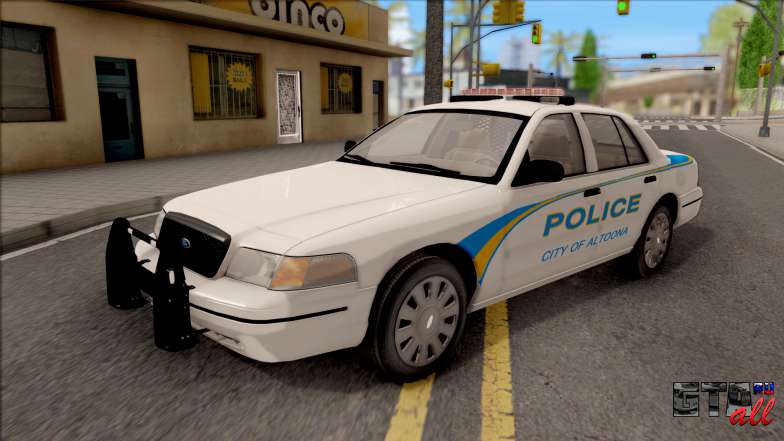 Ford Crown Victoria 2007 Altoona PD для GTA San Andreas - вид спереди