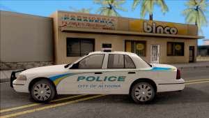 Ford Crown Victoria 2007 Altoona PD для GTA San Andreas - вид сбоку