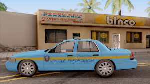 Ford Crown Victoria 2010 Iowa DOT MVE ля GTA San Andreas - вид сбоку