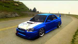 Subaru Impreza WRX STi 2004 (Virtual Diva) для GTA San Andreas - вид спереди