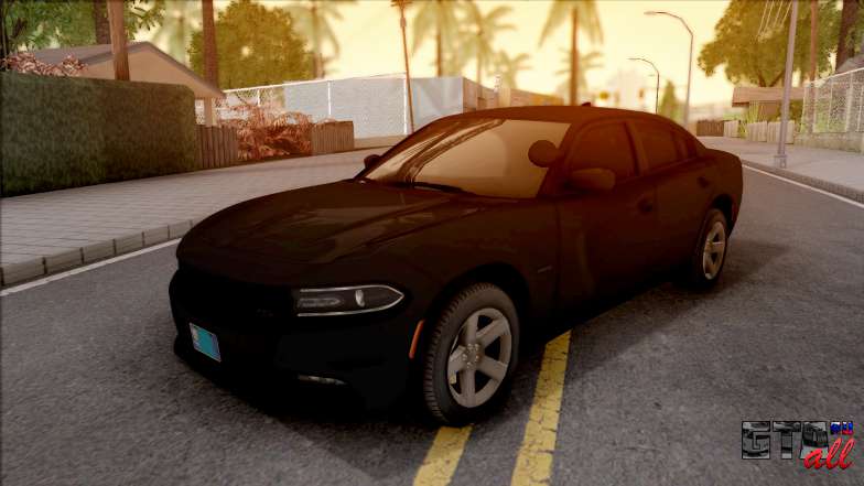 Dodge Charger Unmarked 2015 для GTA San Andreas - вид спереди