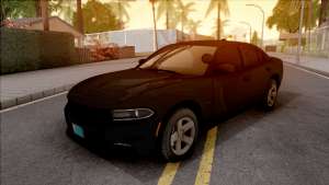 Dodge Charger Unmarked 2015 для GTA San Andreas - вид спереди