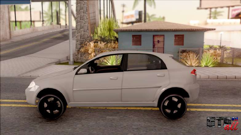 Chevrolet Aveo v2 Sin Sonido Version Sencilla для GTA San Andreas - вид сбоку