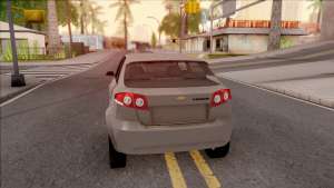 Chevrolet Aveo v2 Sin Sonido Version Sencilla для GTA San Andreas - вид сзади