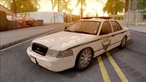 Ford Crown Victoria 2010 OS Highway Patrol для GTA San Andreas - вид спереди