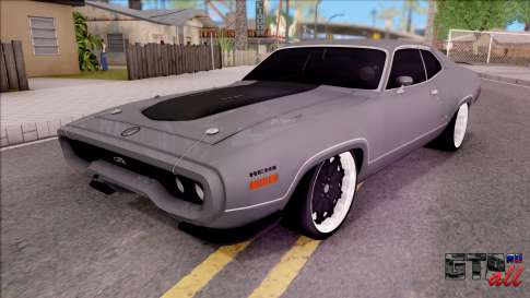 Plymouth GTX 426 Hemi 1971 для GTA San Andreas - вид спереди