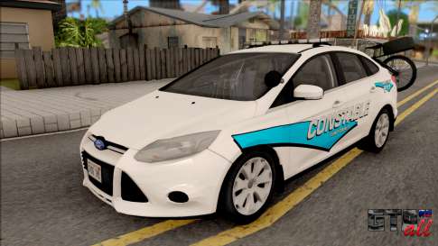 Ford Focus 2013 Flint County Constable Office для GTA San Andreas - вид спереди