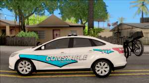 Ford Focus 2013 Flint County Constable Office для GTA San Andreas - вид сбоку