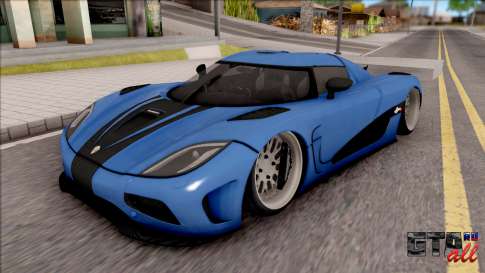 Koenigsegg Agera R Slammed для GTA San Andreas - вид спереди