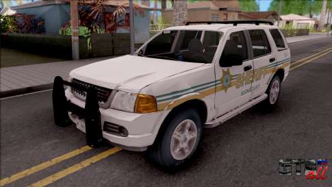 Ford Explorer 2002 Boone County Sheriff Office для GTA San Andreas - вид спереди