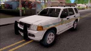 Ford Explorer 2002 Boone County Sheriff Office для GTA San Andreas - вид спереди