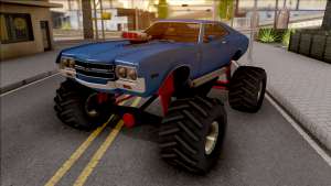 Chevrolet Chevelle SS 1972 Monster Truck для GTA San Andreas - вид спереди