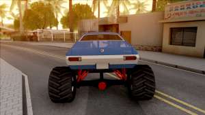 Chevrolet Chevelle SS 1972 Monster Truck для GTA San Andreas - вид сзади