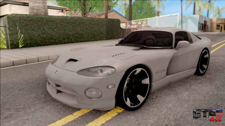 Dodge Viper GTS для GTA San Andreas - вид спереди