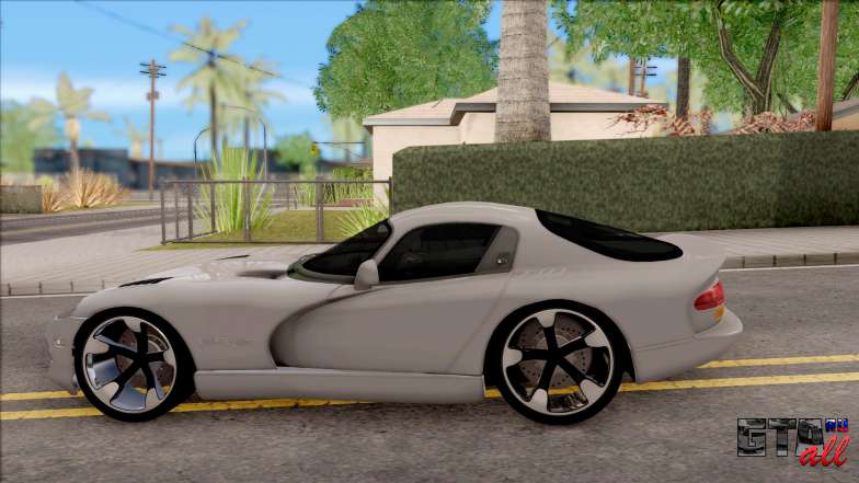 Dodge Viper GTS для GTA San Andreas - вид сбоку