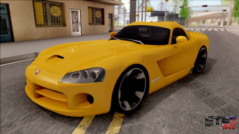 Dodge Viper SRT-10 для GTA San Andreas - вид спереди