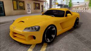 Dodge Viper SRT-10 для GTA San Andreas - вид спереди