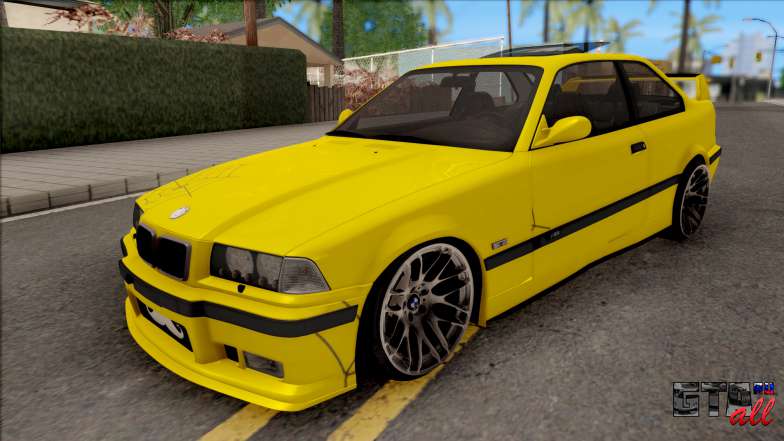 BMW M3 E36 BKworks для GTA San Andreas - вид спереди