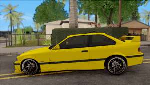 BMW M3 E36 BKworks для GTA San Andreas - вид сбоку