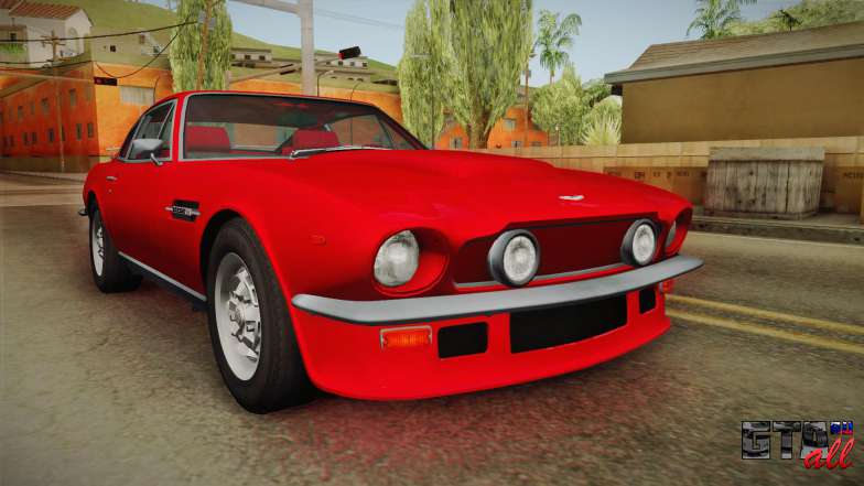 Aston Martin V8 Vantage 1977 HQLM для GTA San Andreas - вид спереди