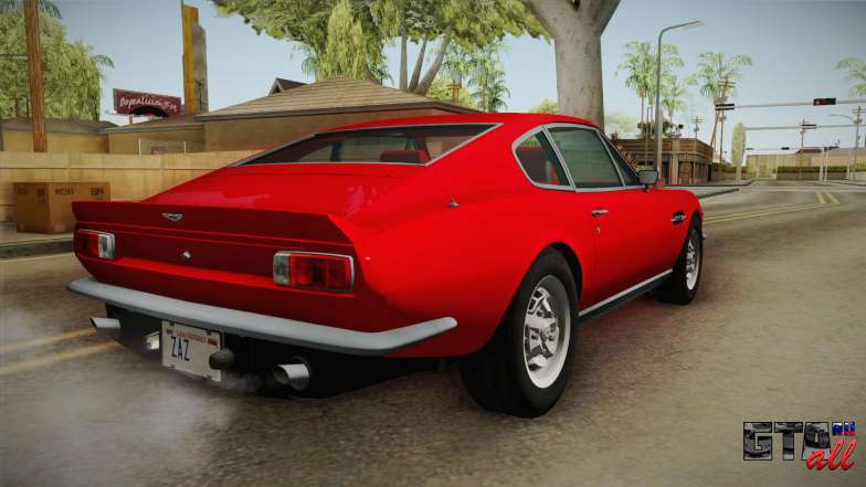 Aston Martin V8 Vantage 1977 HQLM для GTA San Andreas - вид сзади