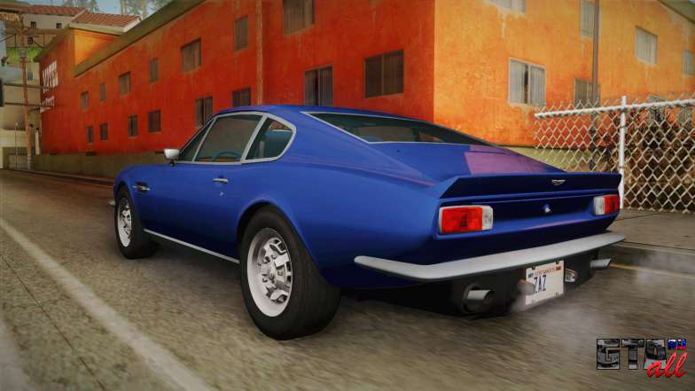 Aston Martin V8 Vantage 1977 IVF для GTA San Andreas - вид сзади