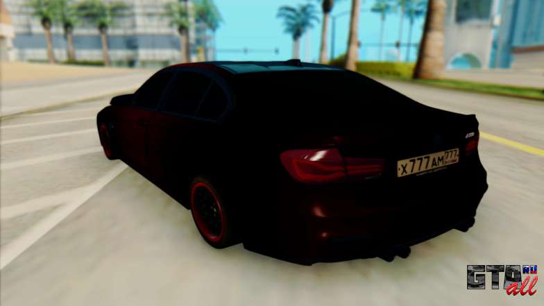 BMW M3 для GTA San Andreas - вид сзади