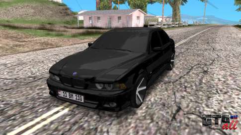 BMW E39 Armenian Vossen для GTA San Andreas - вид спереди