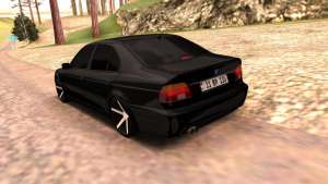 BMW E39 Armenian Vossen для GTA San Andreas - вид сзади