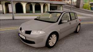 Renault Megane 2 HB Privilege для GTA San Andreas - вид спереди