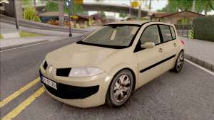 Renault Megane 2 HB Authentigue для GTA San Andreas - вид спереди