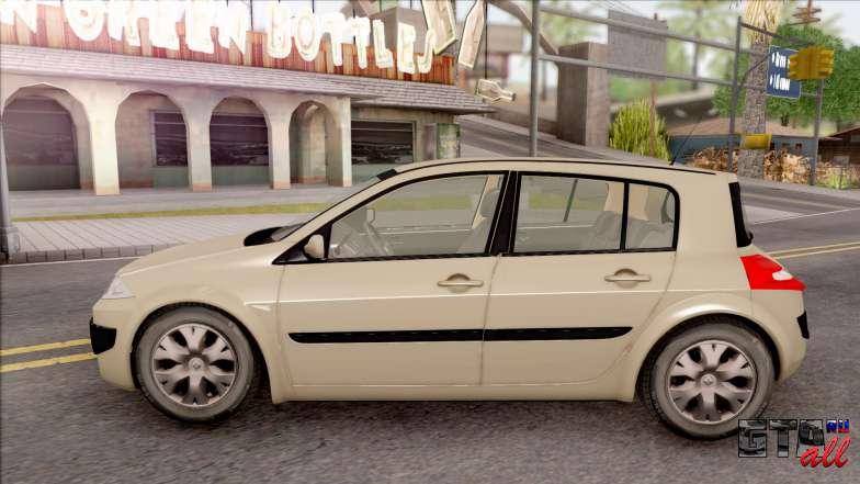 Renault Megane 2 HB Authentigue для GTA San Andreas - вид сбоку