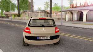 Renault Megane 2 HB Authentigue для GTA San Andreas - вид сзади