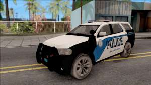 Dodge Durango 2011 Los Santos Police Department для GTA San Andeas - вид спереди