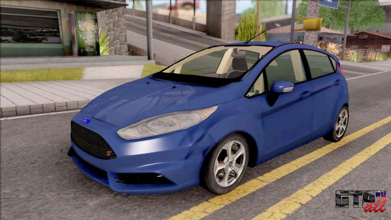 Ford Fiesta ST High Poly для GTA San Andreas - вид спереди