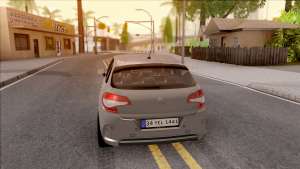 Citroen C4 2012 для GTA San Andreas - вид сзади