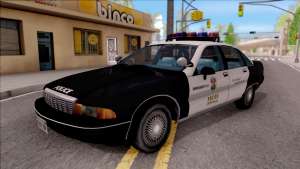 Chevrolet Caprice Police LSPD для GTA San Andreas - вид спереди