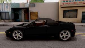 Ferrari 360 Spider US-Spec 2000 IVF для GTA San Andreas - вид сбоку