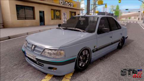 Peugeot Pars для GTA San Andreas - вид спереди