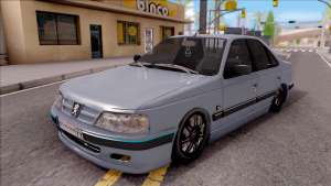 Peugeot Pars для GTA San Andreas - вид спереди