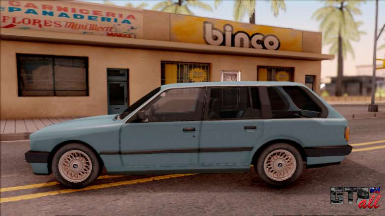 BMW 325i E30 Touring для GTA San Andreas - вид сбоку