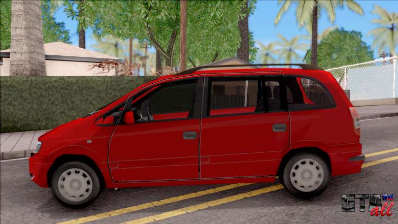 Opel Zafira 2.2DTI для GTA San Andreas - вид сбоку