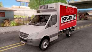 Mercedes-Benz Sprinter Transporter для GTA San Andreas - вид спереди