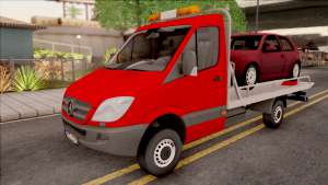 Mercedes-Benz Sprinter Abschleppwagen для GTA San Andreas - вид спереди