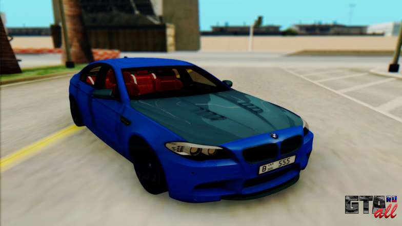 BMW M5 F10 для GTA San Andreas - вид спереди